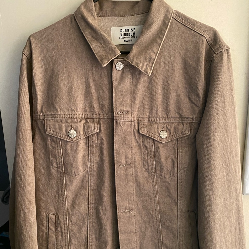 Tan Denim Jacket